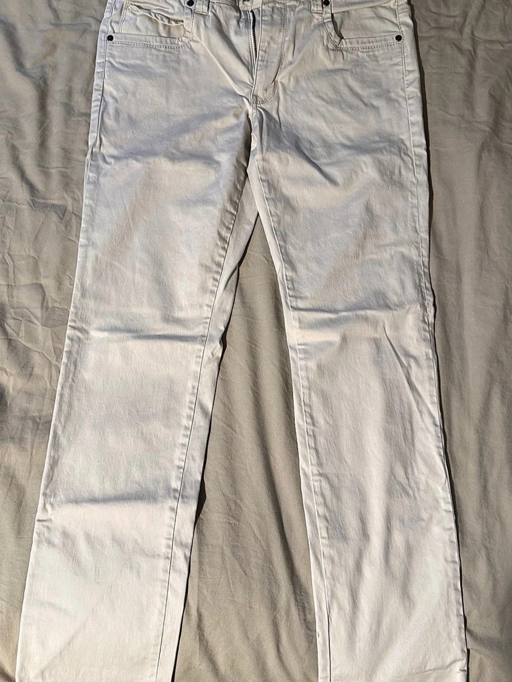 Tommy Bahama Boracay Flat-Front Chino Pants White Waist 32